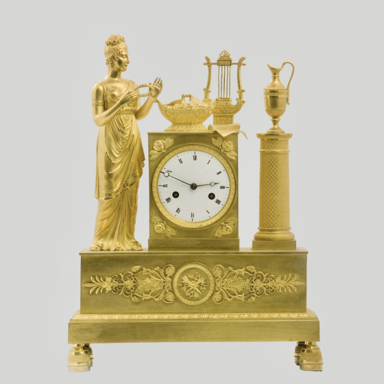 Часы в стиле ампир "Афродита", Франция, 1810-е гг. 
